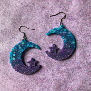 Blueberry Moon Earrings
