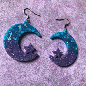 Blueberry Moon Earrings