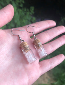 Crystal Bottle Earrings