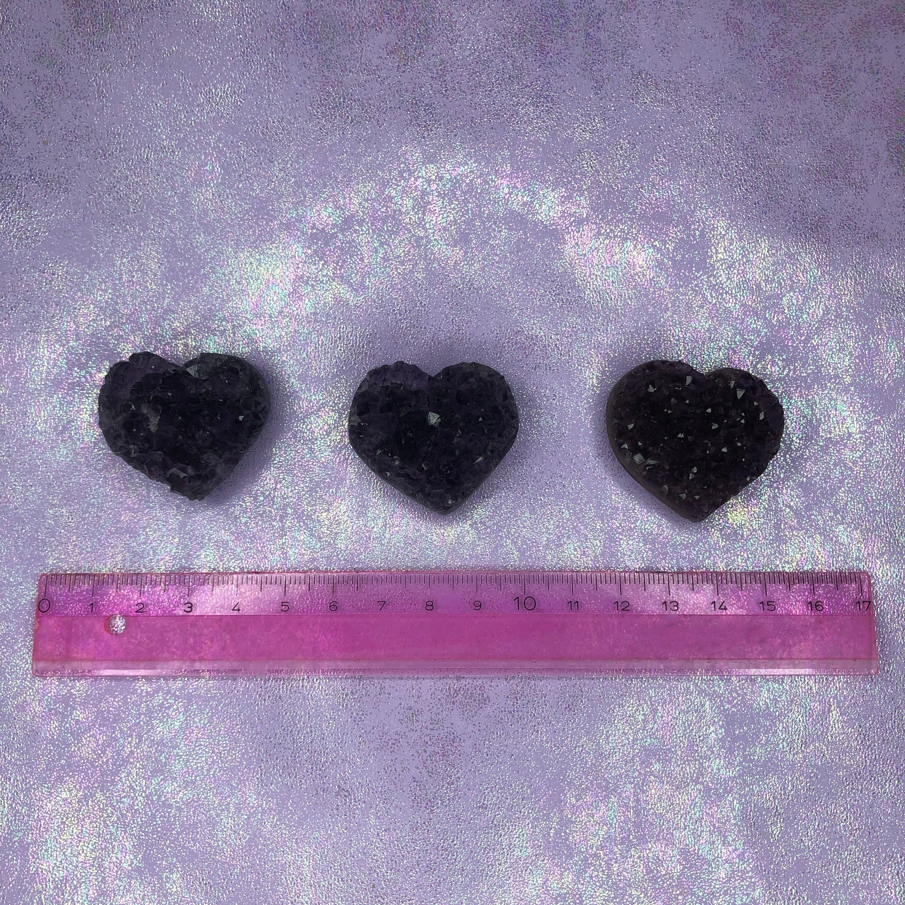 Heart Shaped Amethyst Cluster